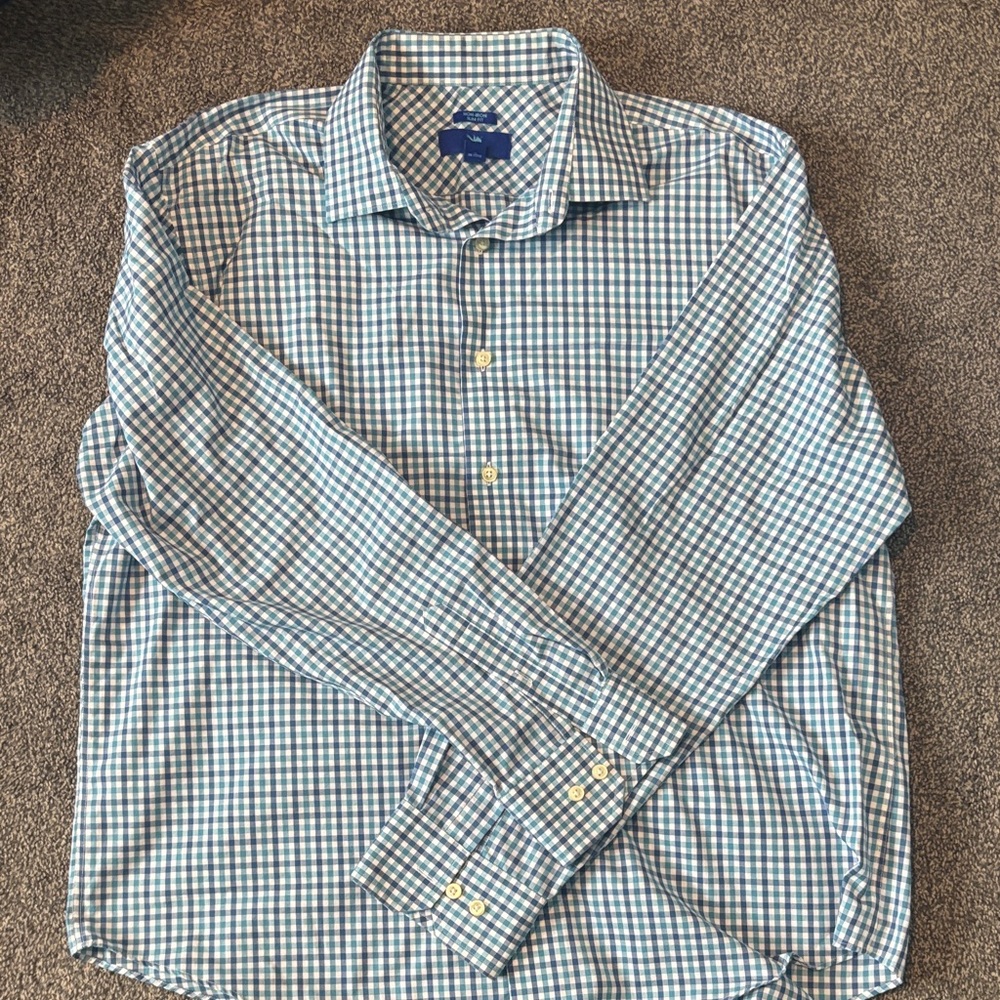 Egara Blue and White Checkered Shirt